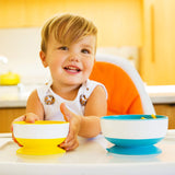 SET DE 3 BOWLS CON SUCCIÓN STAY-PUT MUNCHKIN 6 MESES +