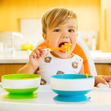 SET DE 3 BOWLS CON SUCCIÓN STAY-PUT MUNCHKIN 6 MESES +