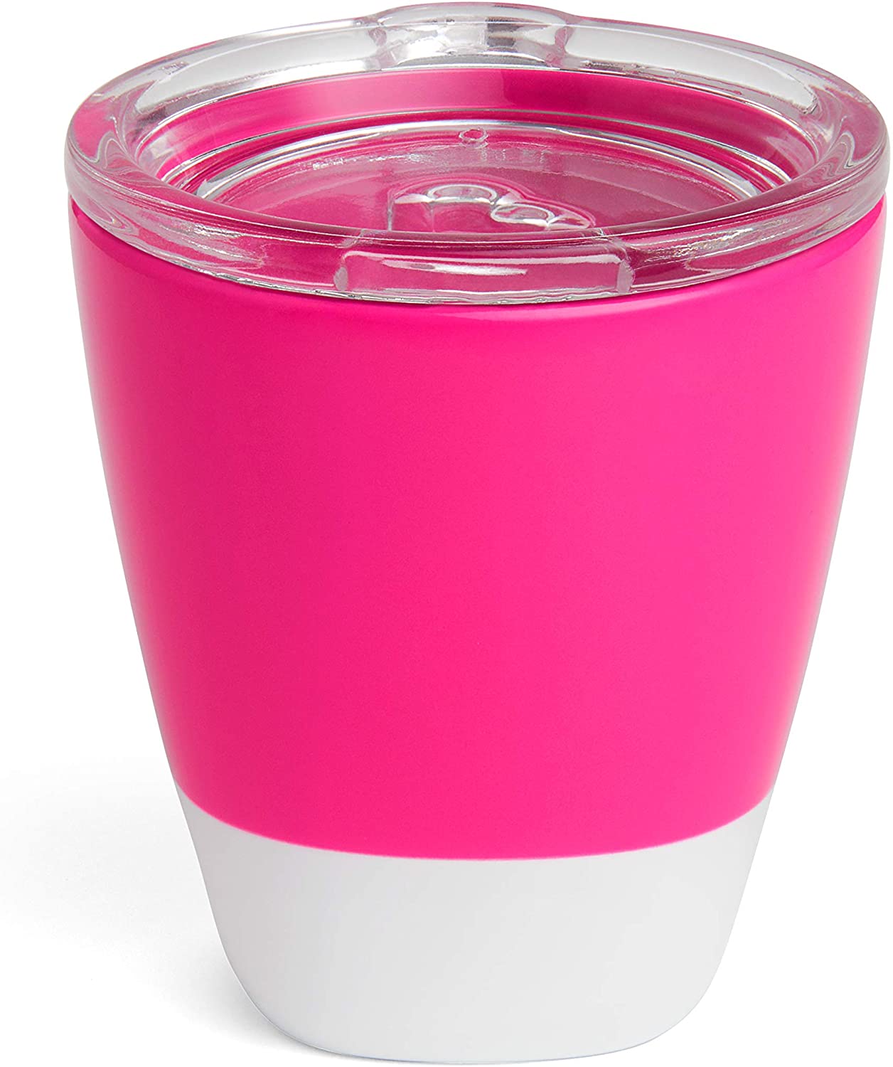 Munchkin Vaso de Entrenamiento con pajita rosa - Bebemundo