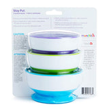 SET DE 3 BOWLS CON SUCCIÓN STAY-PUT MUNCHKIN 6 MESES +