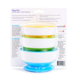 SET DE 3 BOWLS CON SUCCIÓN STAY-PUT MUNCHKIN 6 MESES +