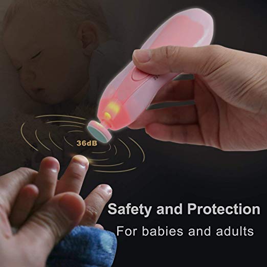  Lima eléctrica para uñas de bebé, actualizada, segura